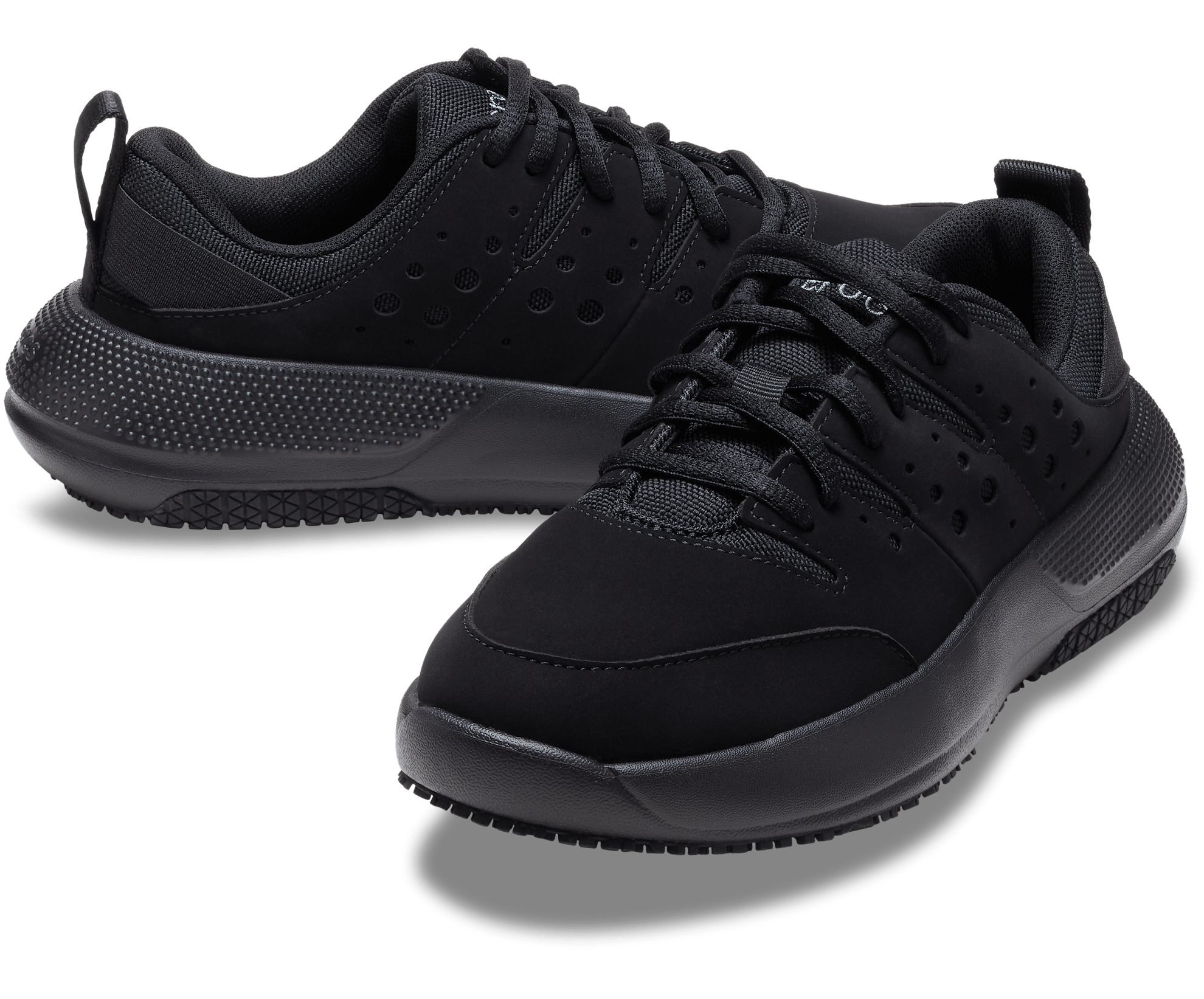 Crocs On the Clock Work Sneaker Black W8 2
