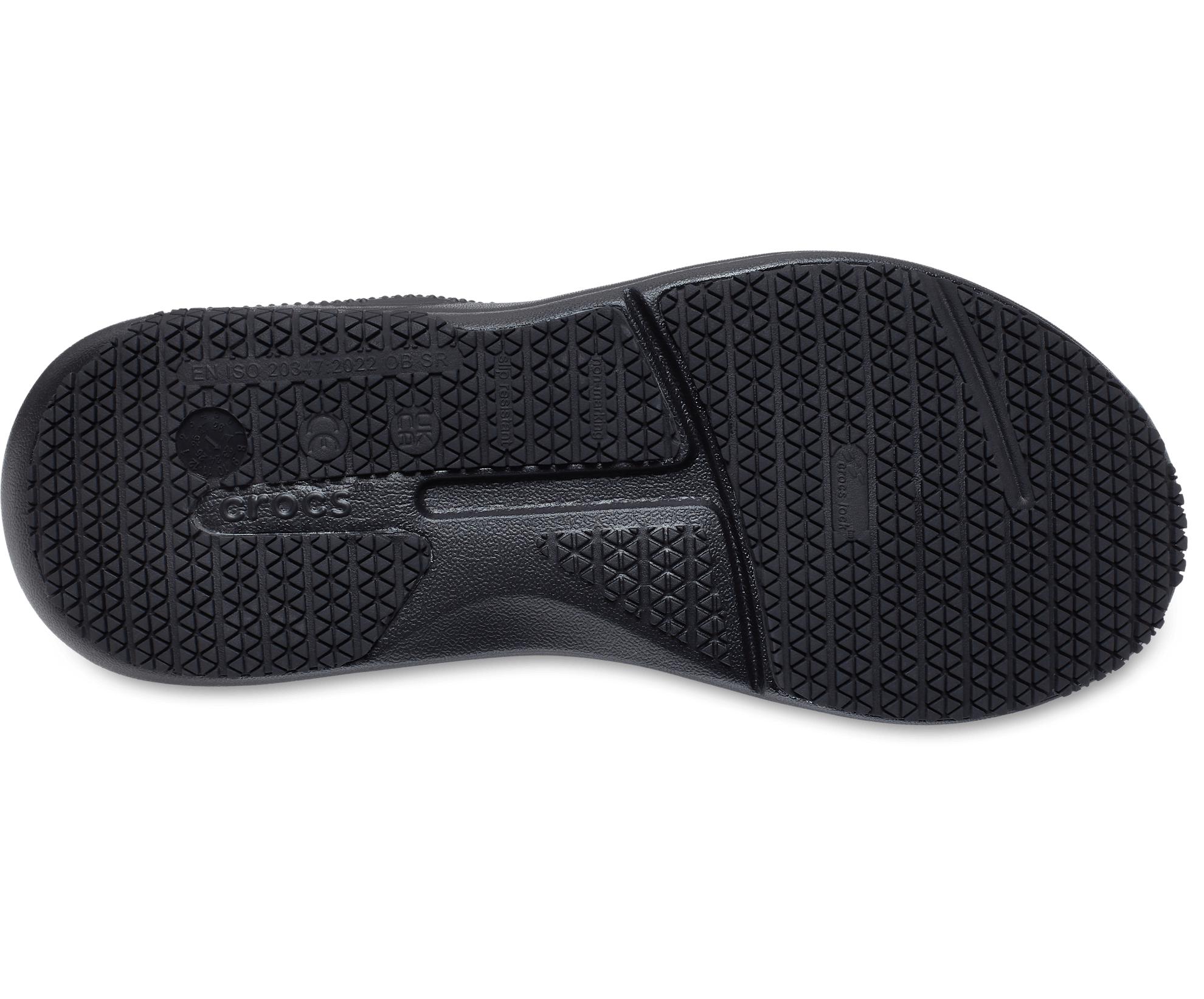Crocs On the Clock Work Sneaker Black W8 4
