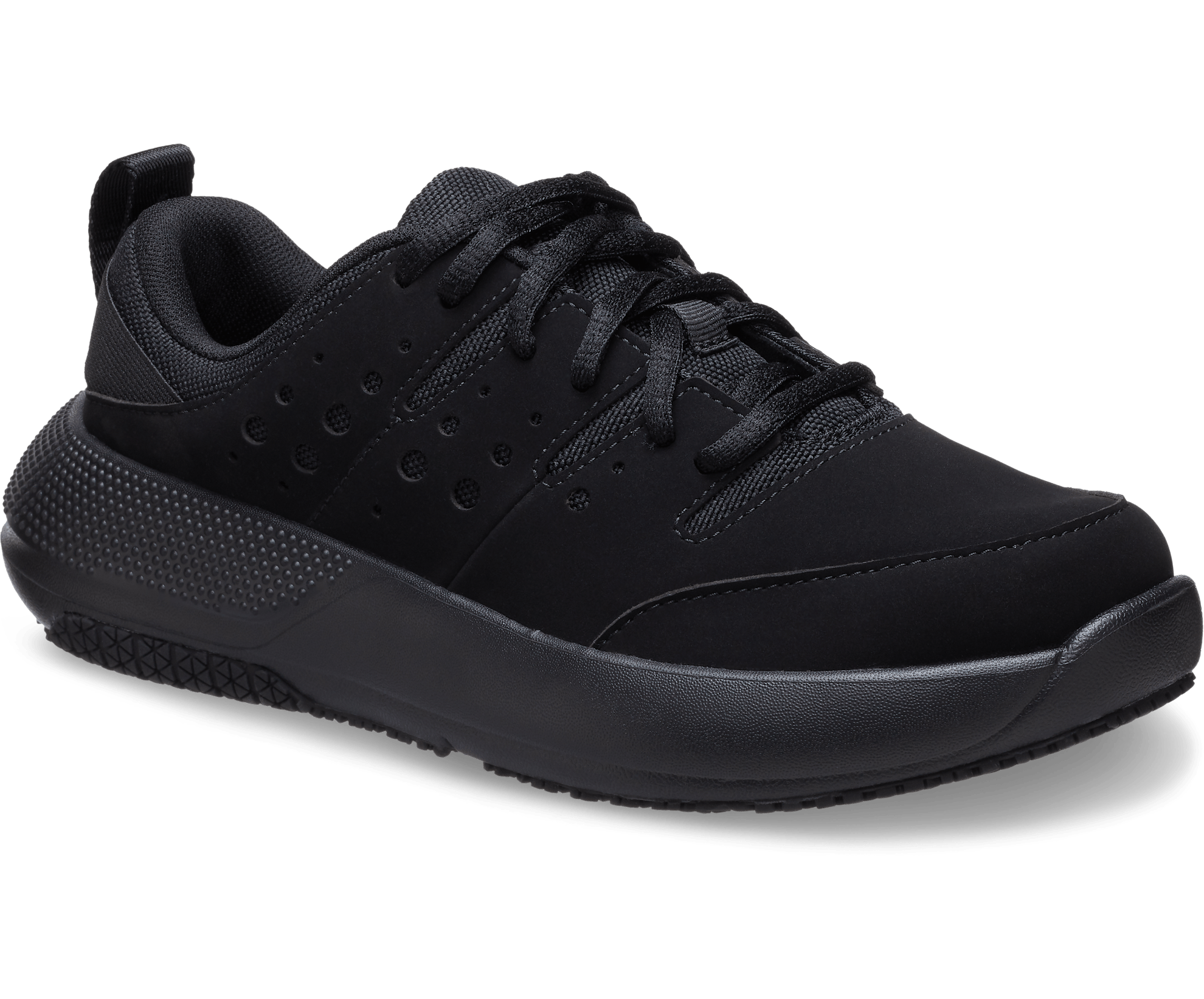 Crocs On the Clock Work Sneaker Black W8 3