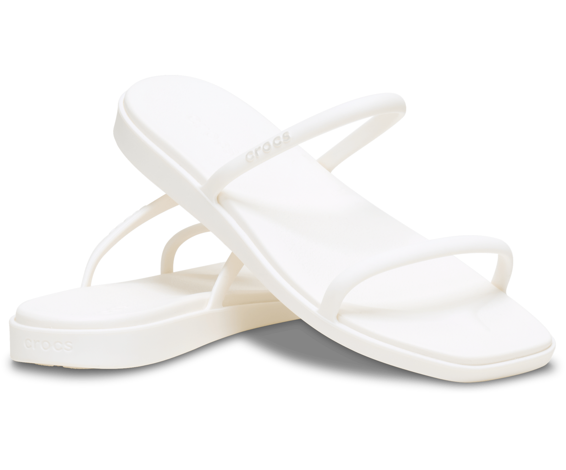Crocs Miami Two Strap Sandal White 10 2