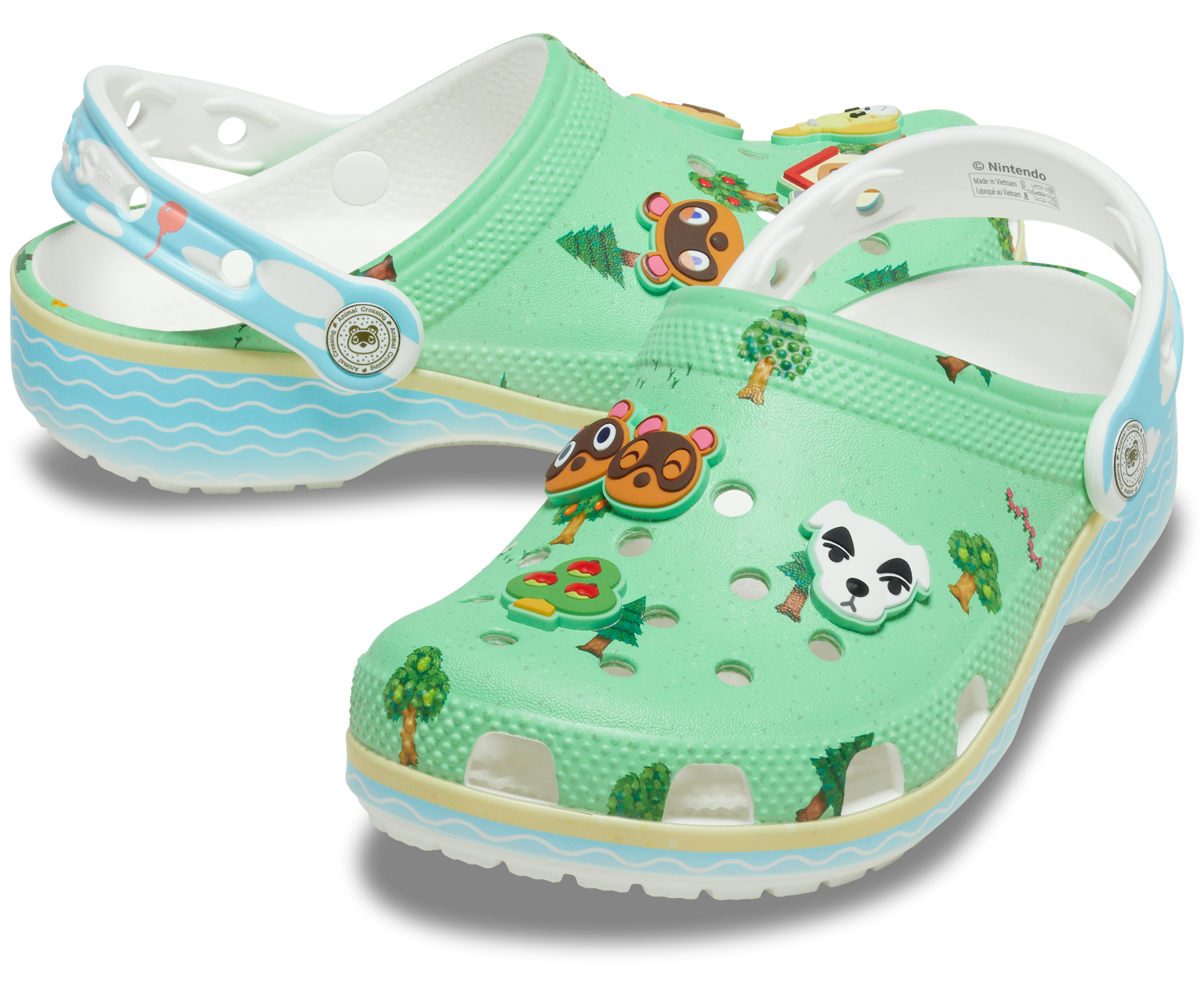 Crocs Classic Clog Animal Crossing Unisex Green 2