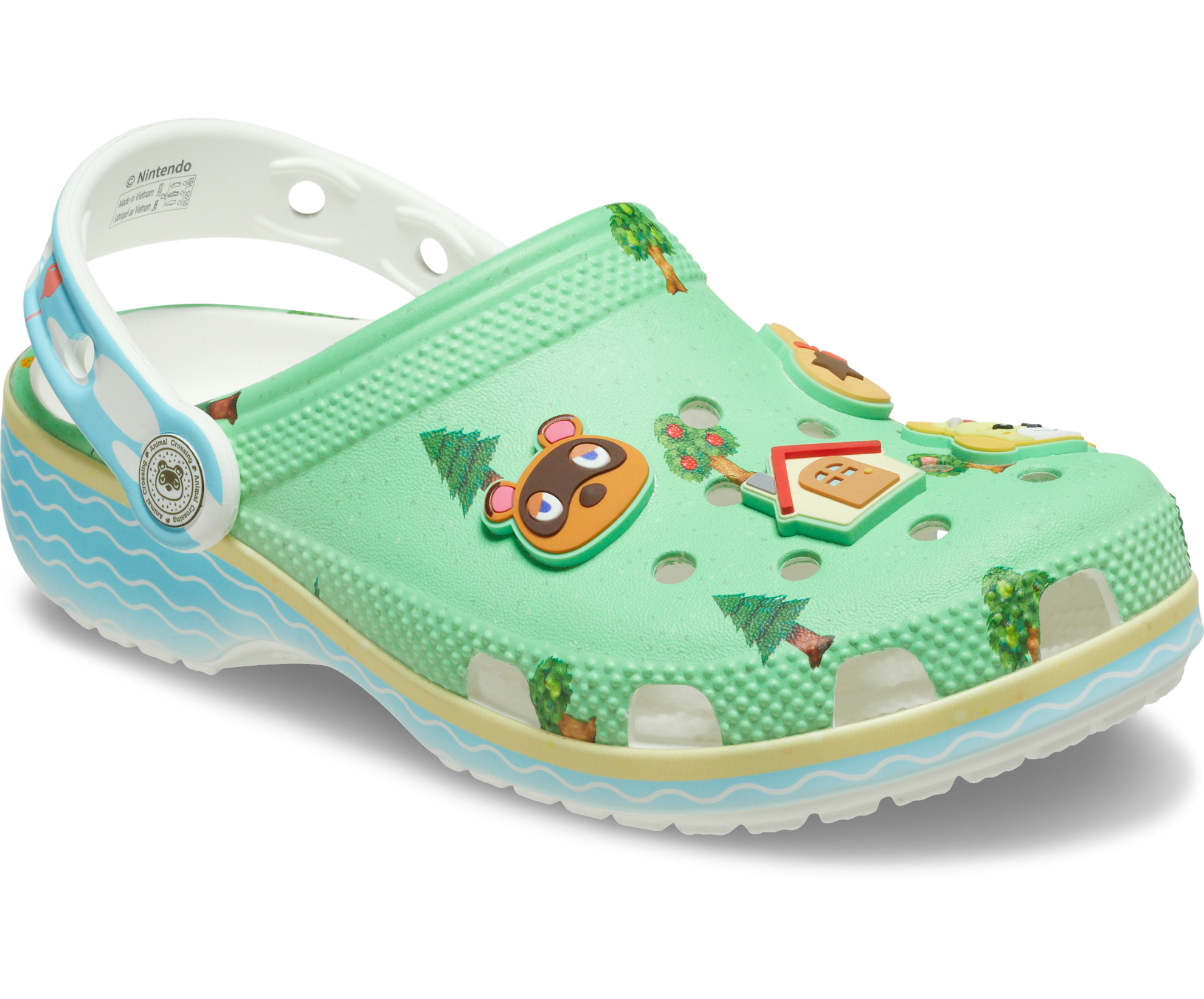 Crocs Classic Clog Animal Crossing Unisex Green 3