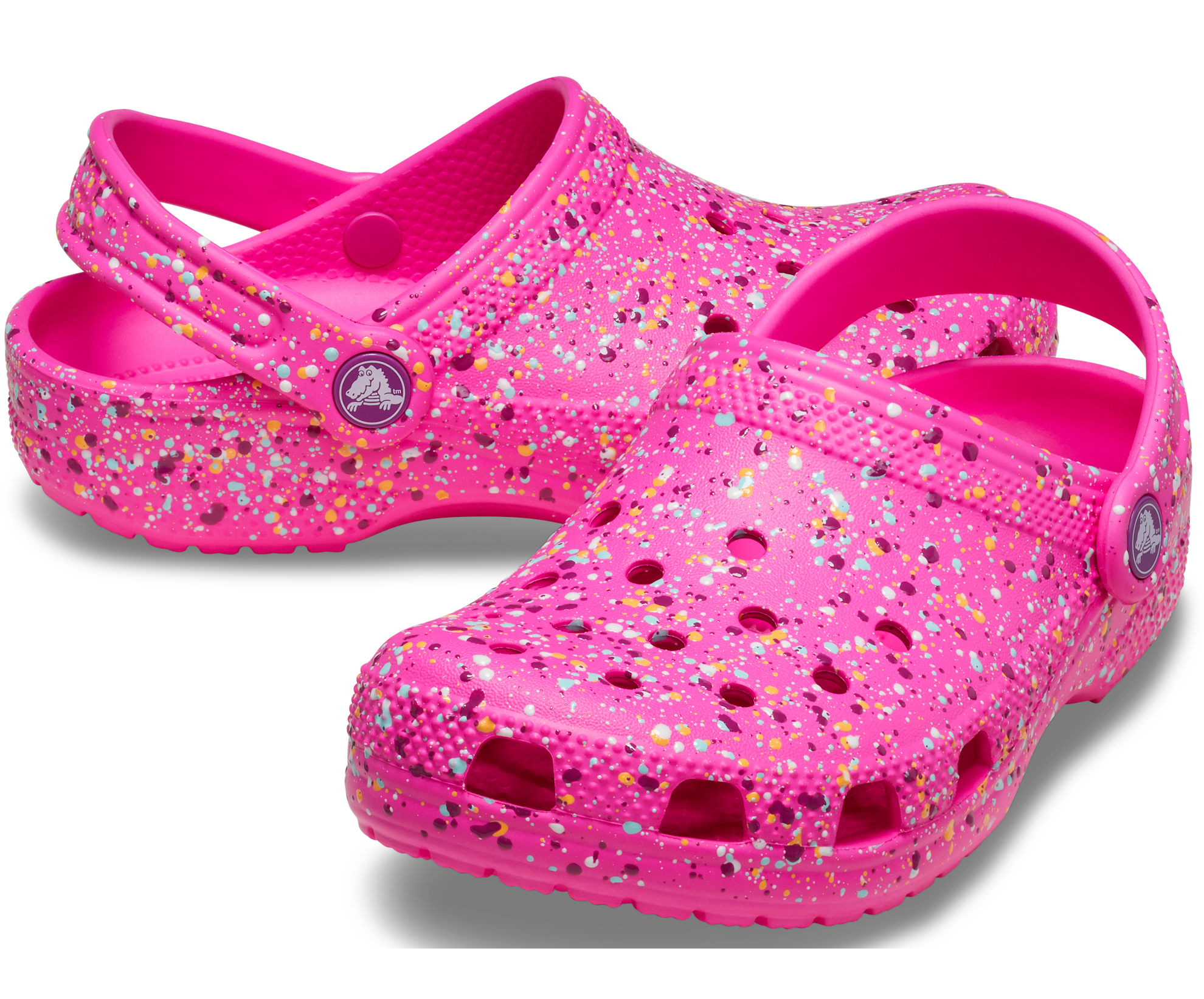 Crocs Classic Splatter Paint Clog Multicolor J6 2