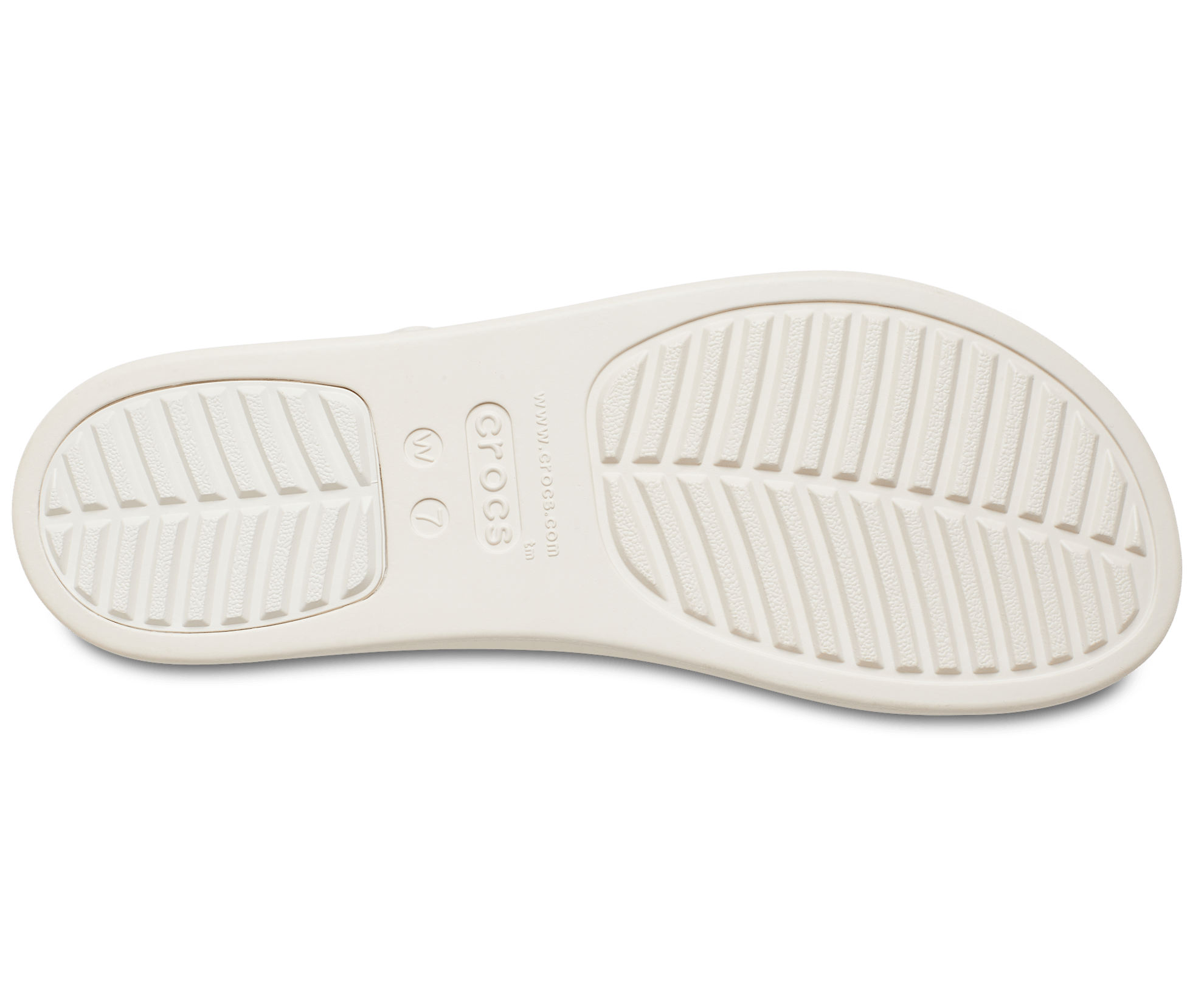 Crocs Brooklyn 4U Wedge Sandals White US W4 4