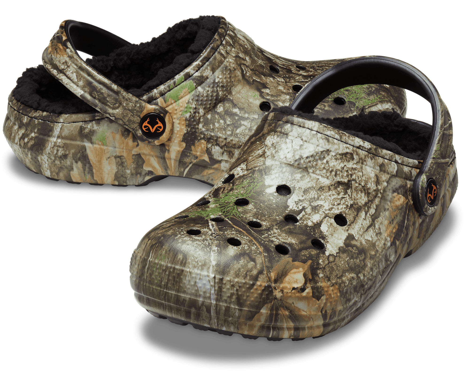 Crocs Realtree APX Lined Classic Clog Unisex Camo W7/M5 2