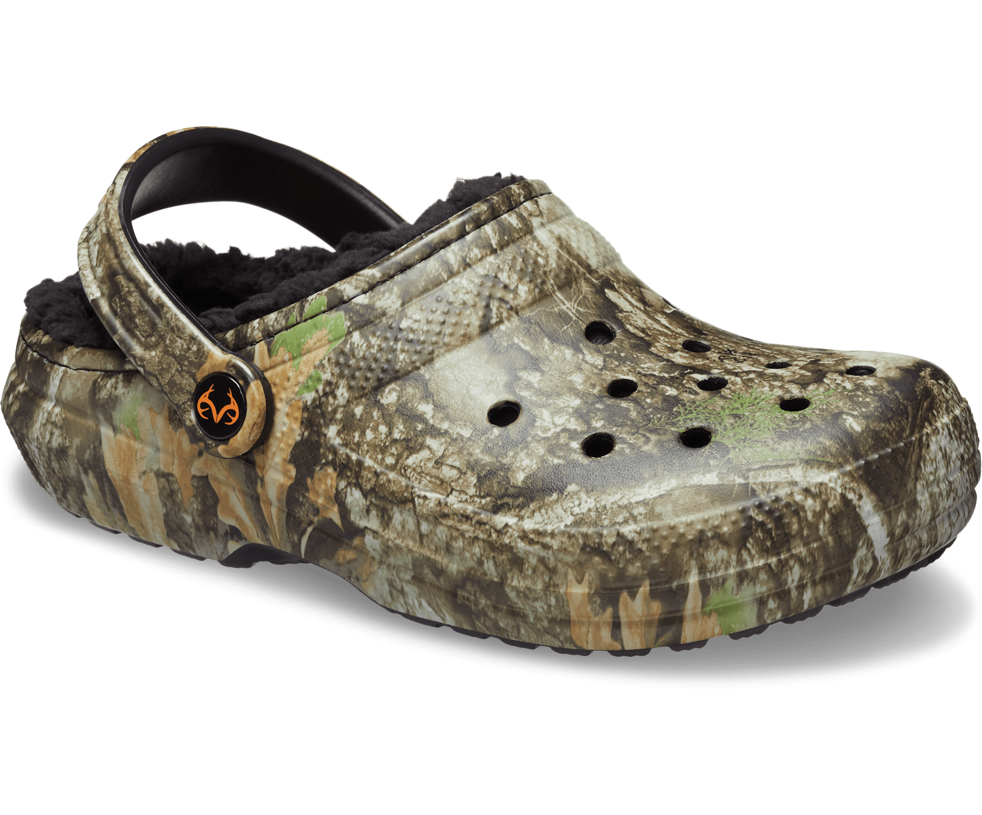 Crocs Realtree APX Lined Classic Clog Unisex Camo W7/M5 3