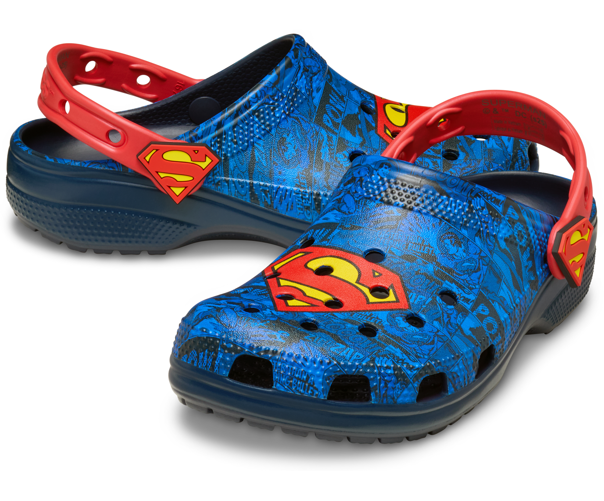 Crocs Classic Clog Superman Print Unisex W6/M4 2