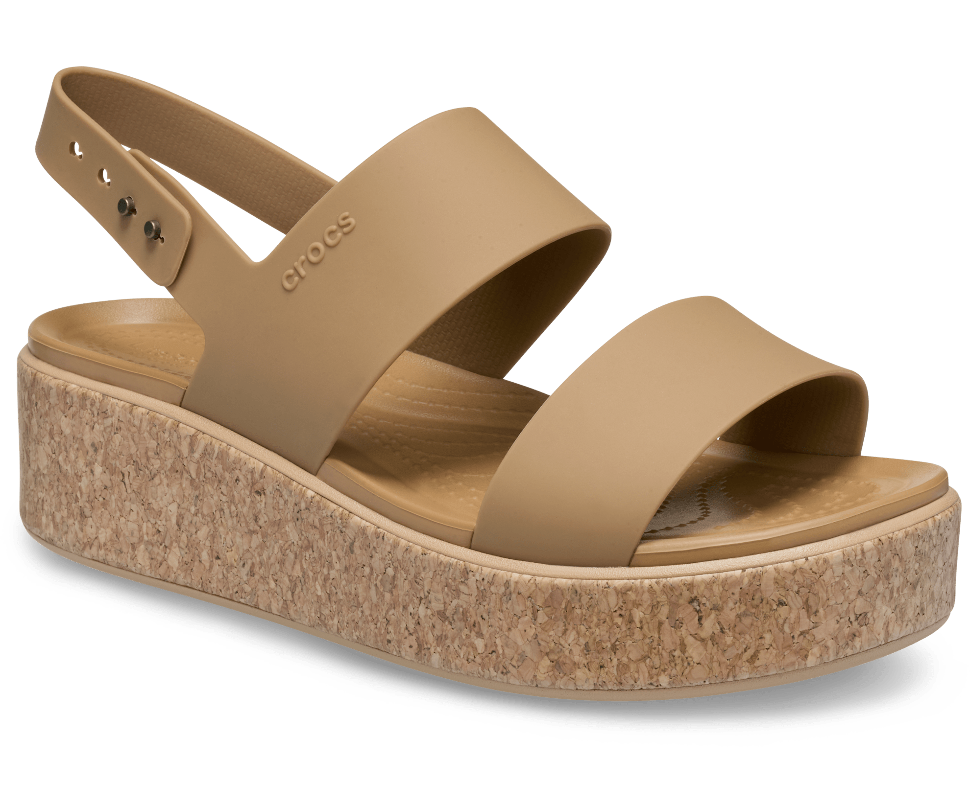 Crocs Brooklyn Cork Low Wedge Female W9 3