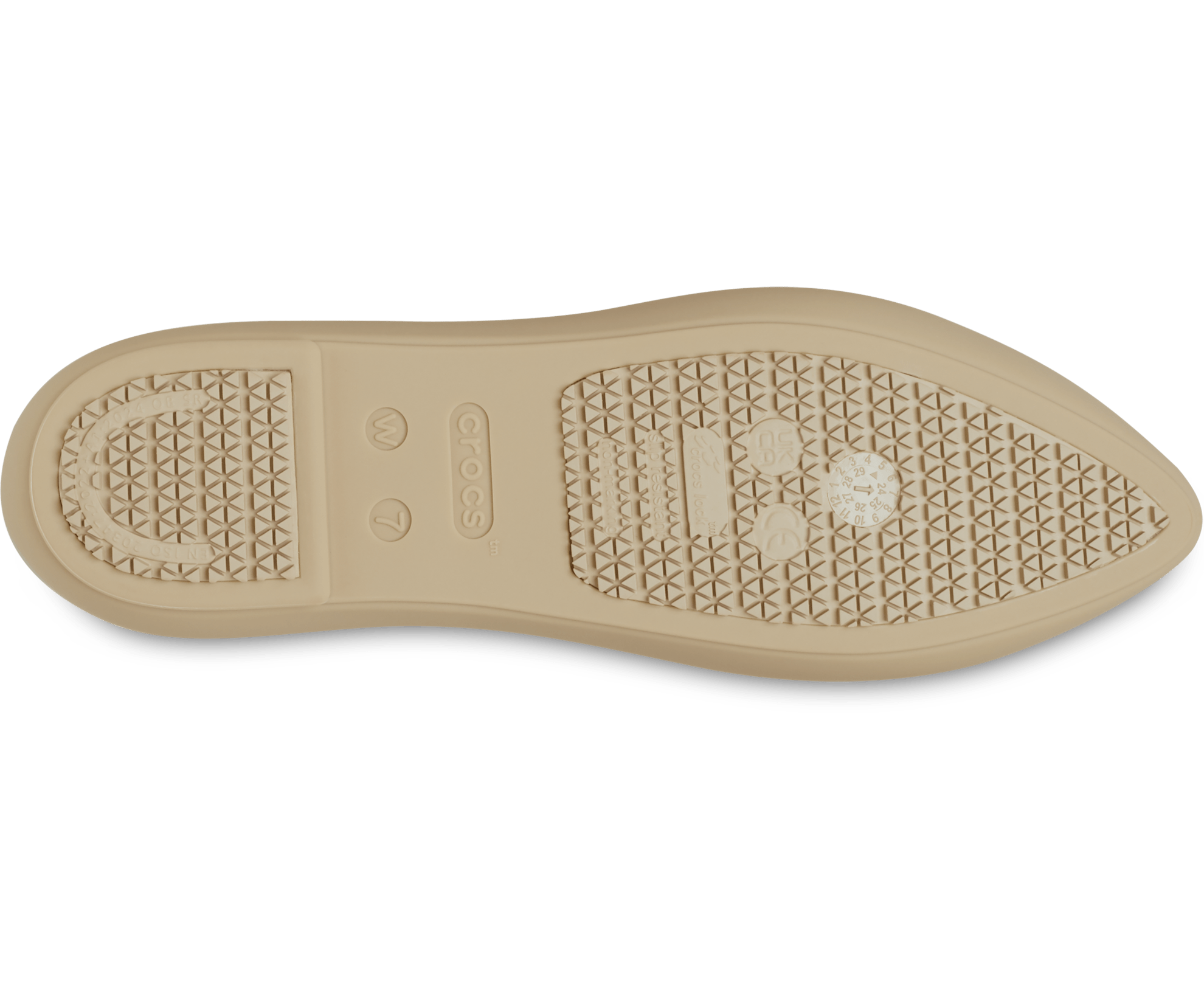 Crocs On The Clock Work Flat Black W9 4