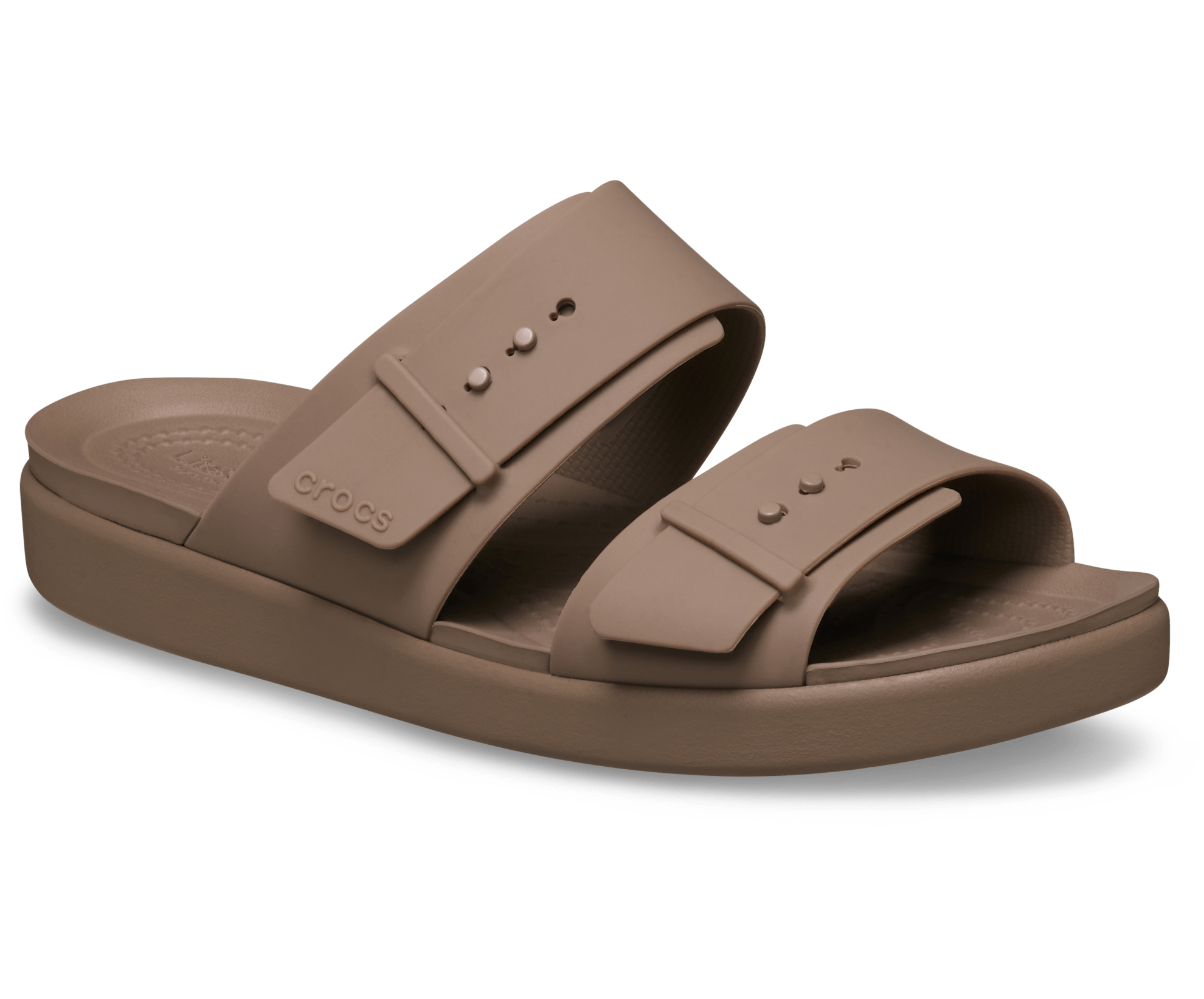 Crocs Brooklyn Buckle Low Low Wedge Sandal 10