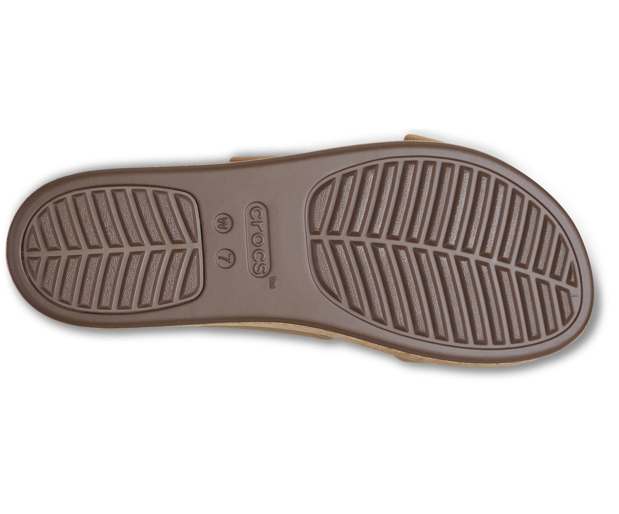 Crocs Brooklyn Cork Buckle Wedge Sandals Tan W4 4