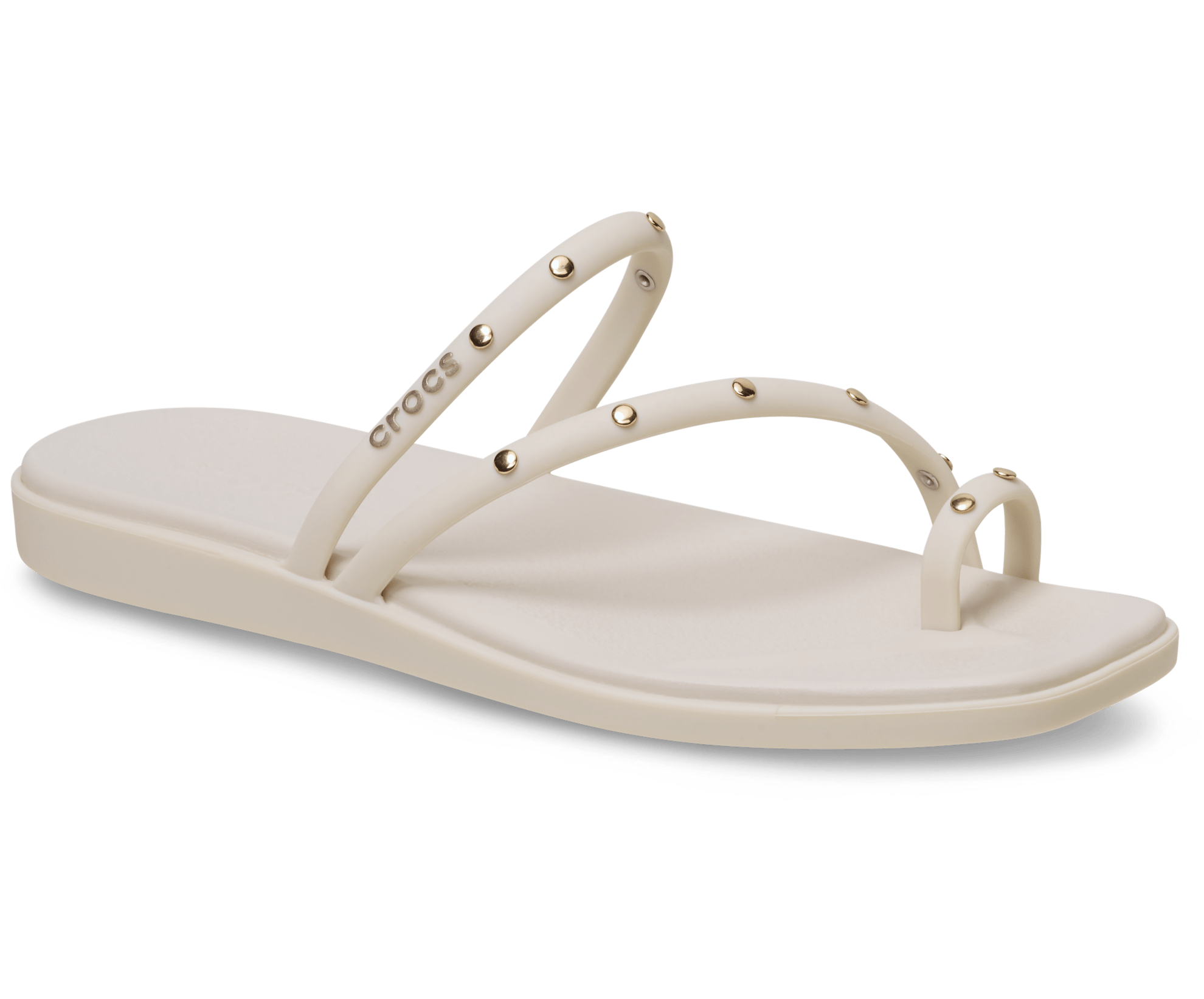 Crocs Miami Studded Toe Loop Sandal Black W9 3