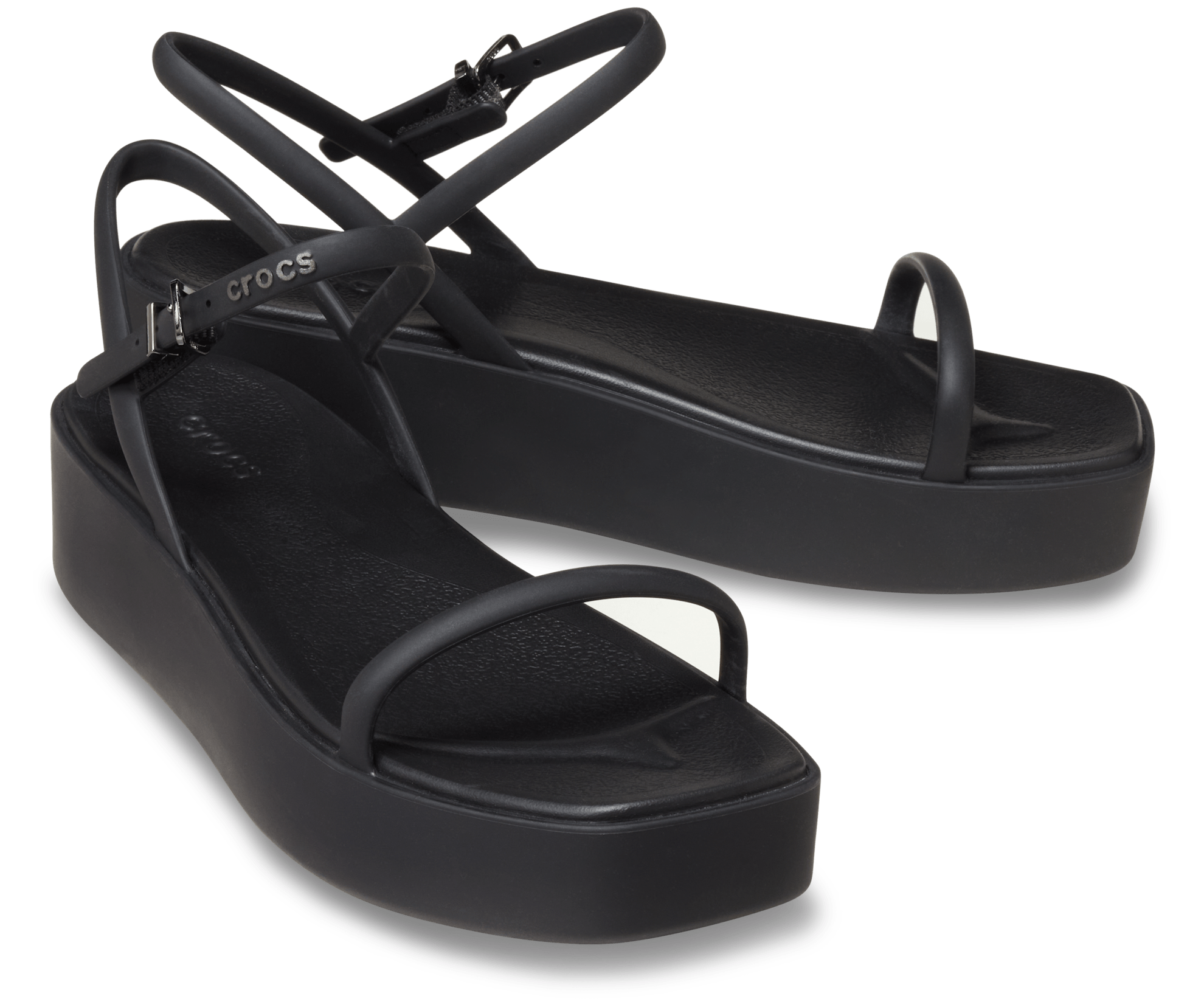 Crocs Miami Platform Y Strap Sandal White W11 2