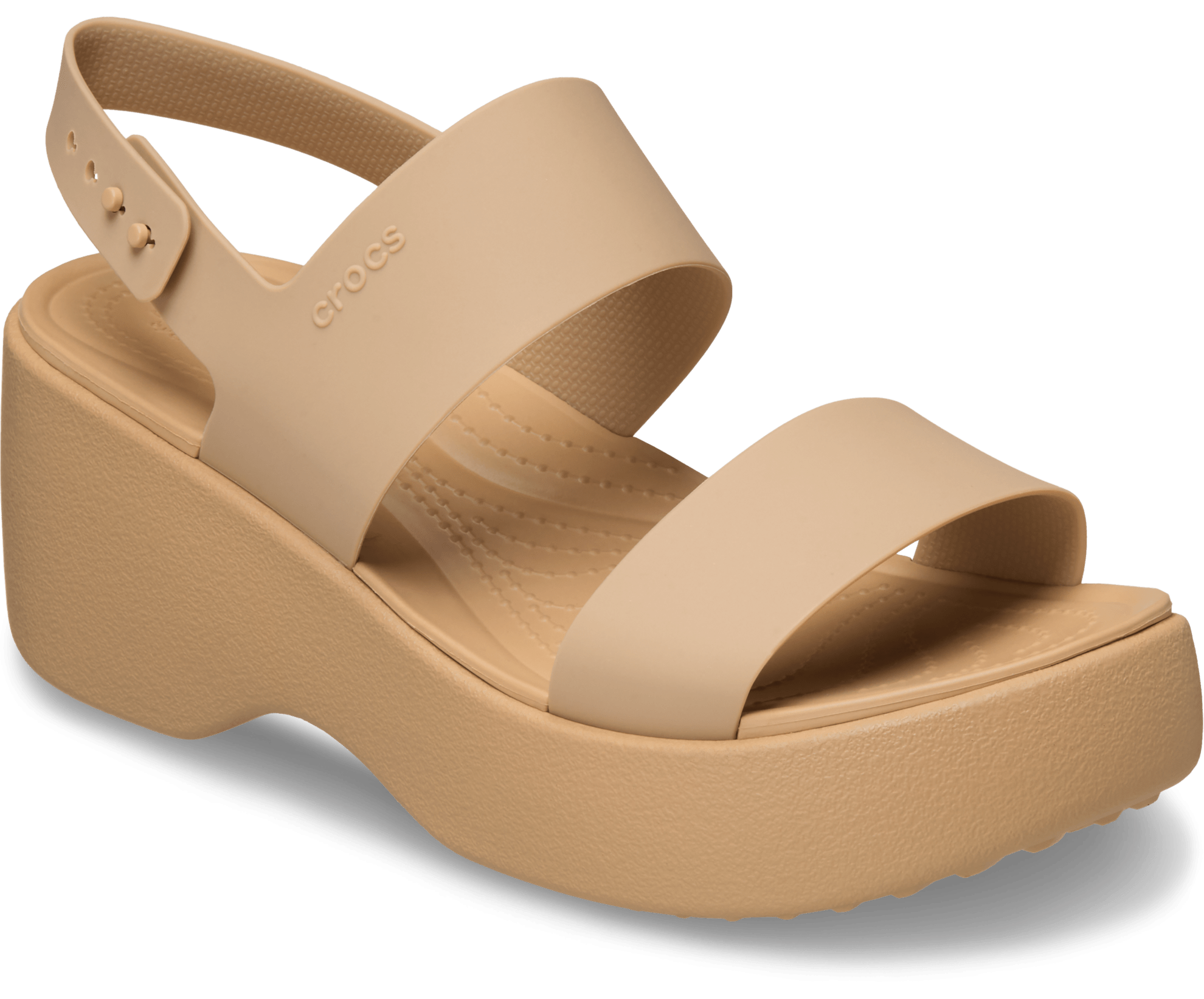 Crocs Brooklyn Sky Wedge Sandal White W6 3