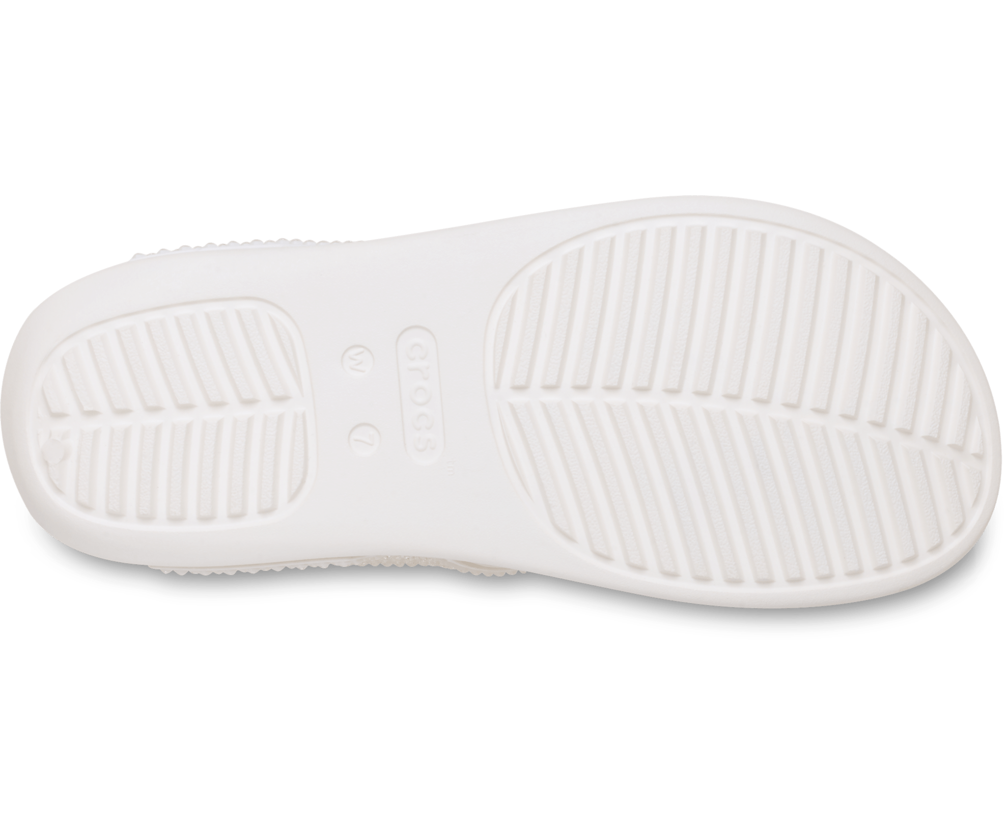 Crocs Getaway Gems Triangle Flip Sandals White US W8 4