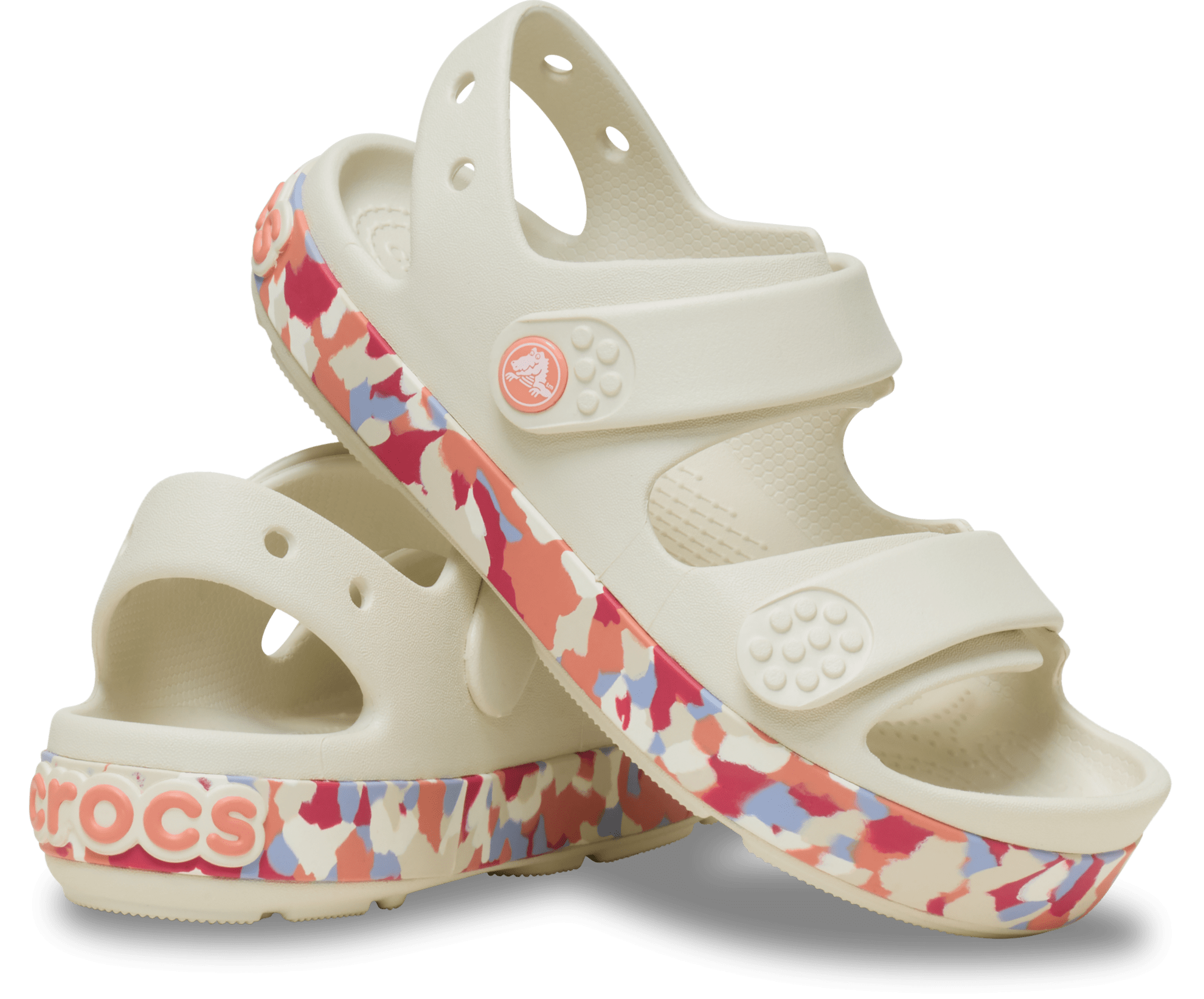 Crocs Crocband Cruiser Glow Confetti Band Sandal Unisex J6 2