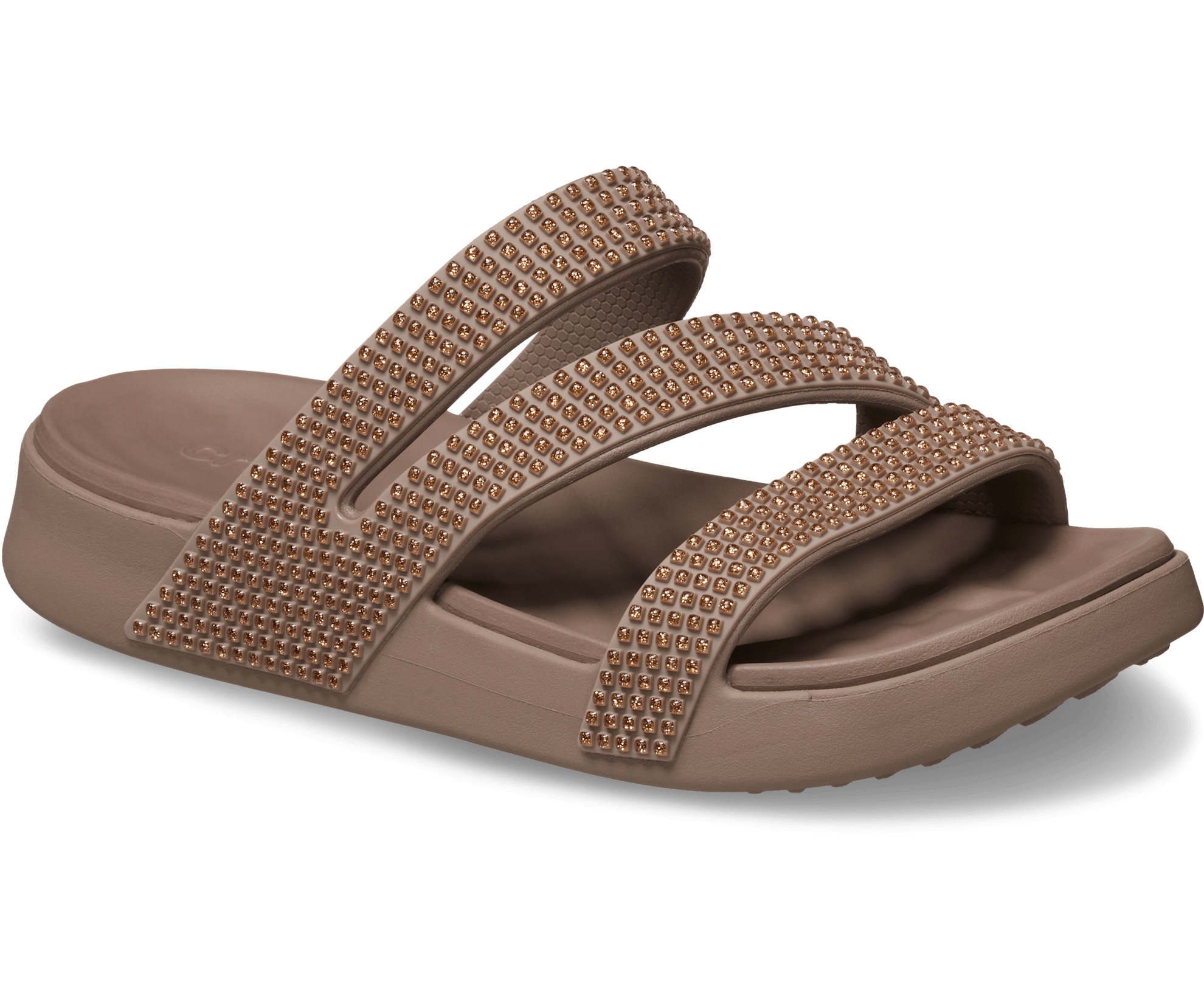 Crocs Getaway Gems Strappy Sandals Clear 3