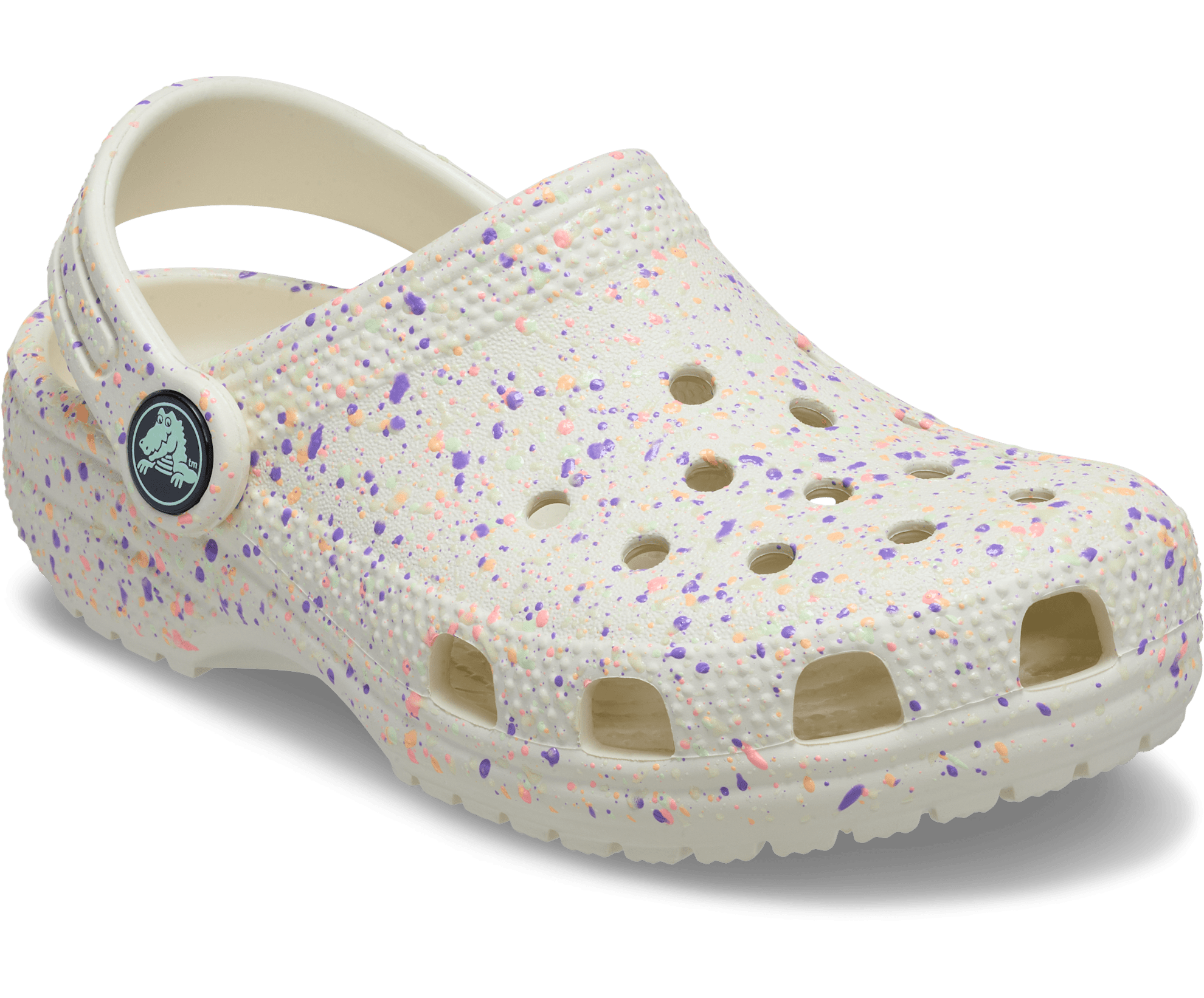 Crocs Classic Glow Paint Splatter Clog Multicolor C7 3
