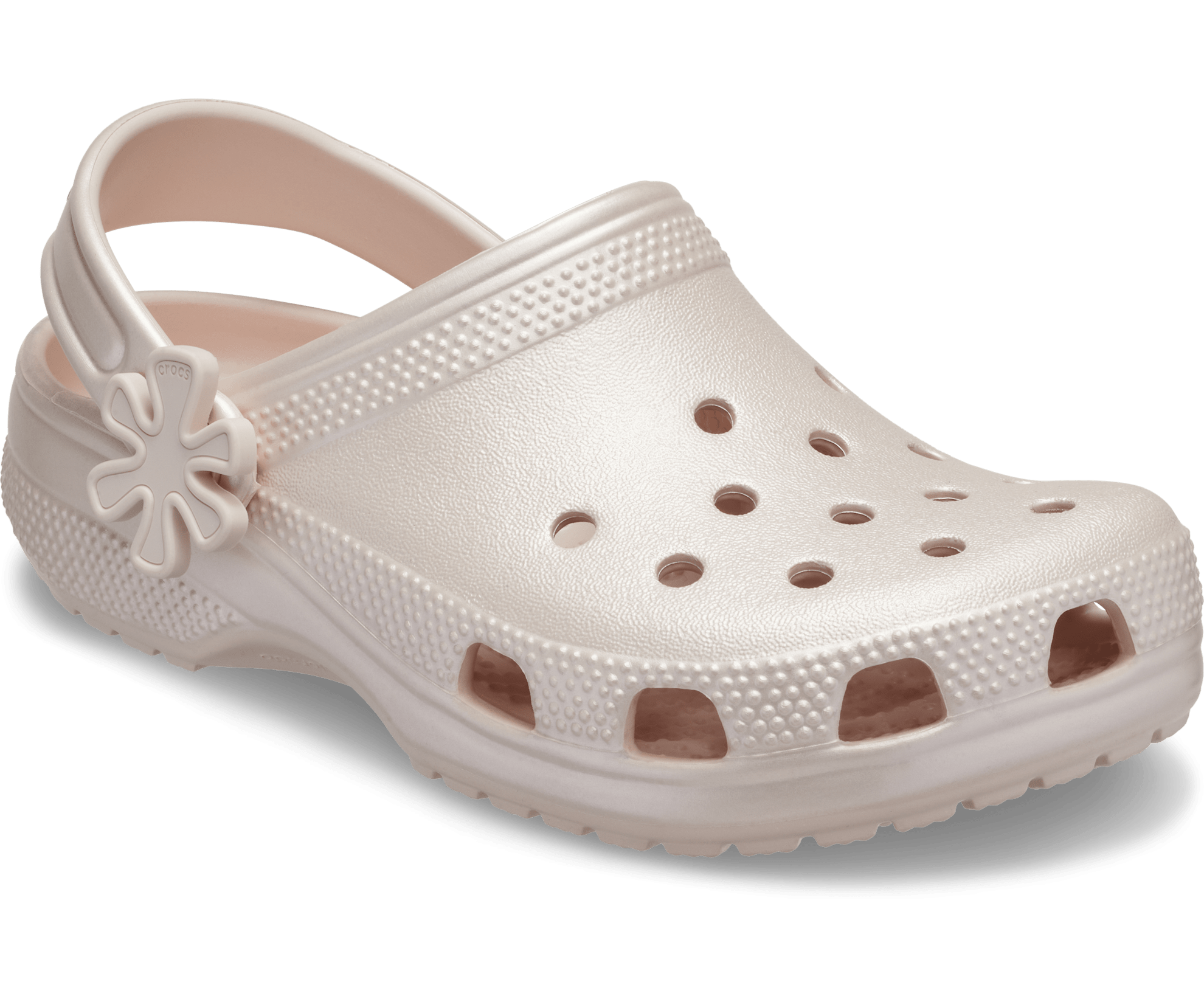 Crocs Classic Pearl Shine Clog White C4 3
