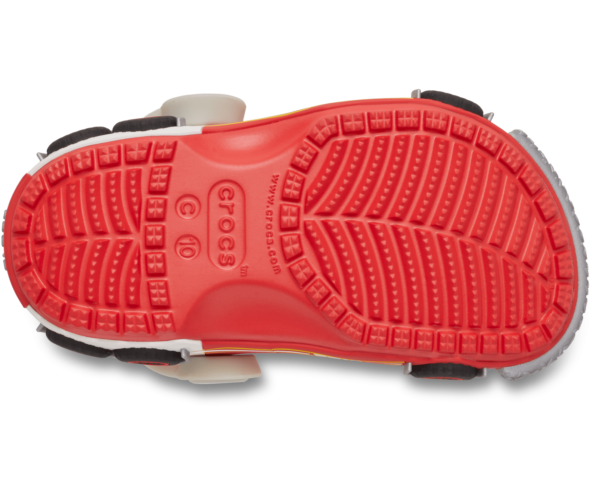 Crocs Classic IAM Fire Truck Lights Clog Red C8 4