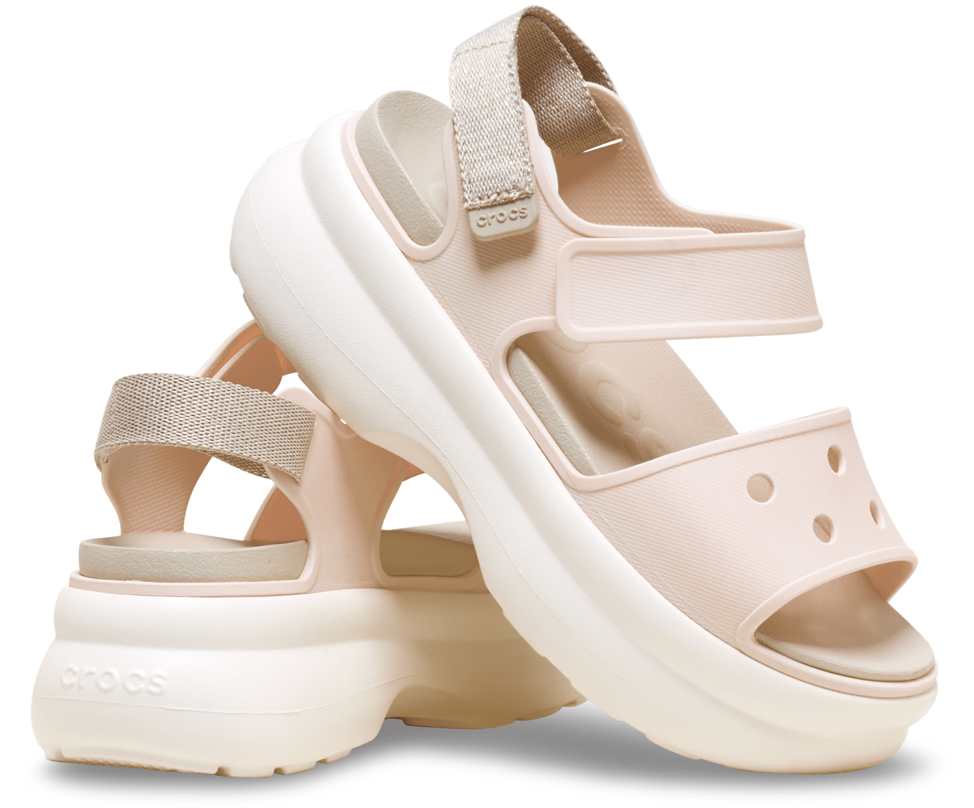 Crocs Soho Shimmer Y Strap Sandal Silver W10 2