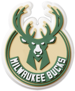 Аксессуары Jibbitz NBA Milwaukee Bucks — фото 1