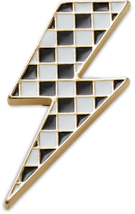 Dice Print Lightning Bolt