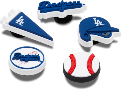 Аксессуары Jibbitz MLB Los Angeles Dodgers 5pck — фото 2