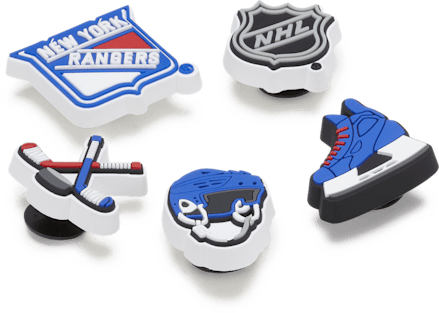 Аксессуары Jibbitz NHL® New York Rangers 5 Pack — фото 2