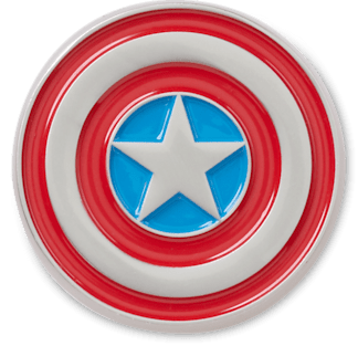 Аксессуары Jibbitz Metal Captain America Shield — фото 1