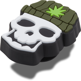 Аксессуары Jibbitz Hemp Skater Skull — фото 2