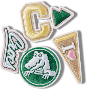 Аксессуары Jibbitz Crocs Varsity Patch 5 Pack — фото 1