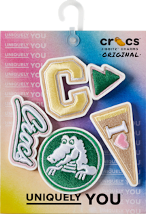 Аксессуары Jibbitz Crocs Varsity Patch 5 Pack — фото 4