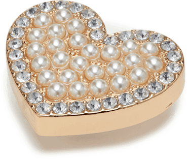 Аксессуары Jibbitz Pearl Cluster Heart — фото 2