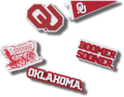 Аксессуары Jibbitz Univ of Oklahoma 5 Pack — фото 1