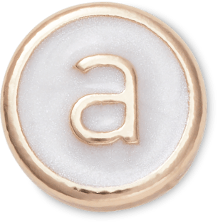 Аксессуары Jibbitz Tiny Pearlized Letter A — фото 1