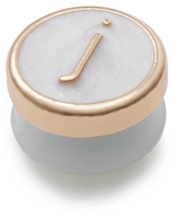 Аксессуары Jibbitz Tiny Pearlized Letter J — фото 2