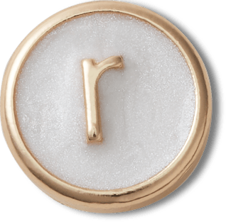 Аксессуары Jibbitz Tiny Pearlized Letter R — фото 1