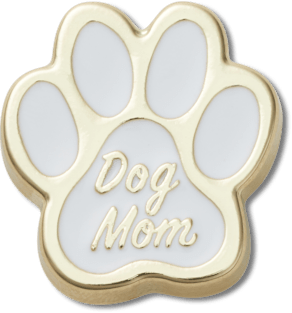 Gold Dog Mom Paw
