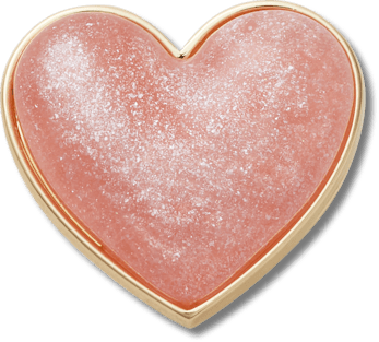 Tiny Glitter Enamel Heart