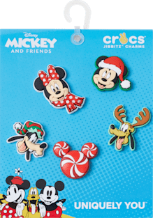 Аксессуары Jibbitz Mickey Mouse Holiday 5 Pack — фото 4