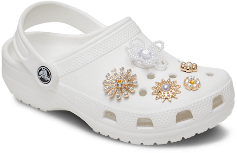 Аксессуары Jibbitz Elevated Flower Gem 5 Pack — фото 3