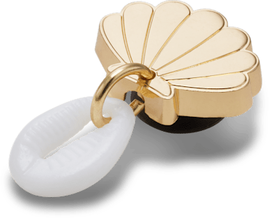 Аксессуары Jibbitz Gold Seashell Puka Shell — фото 2
