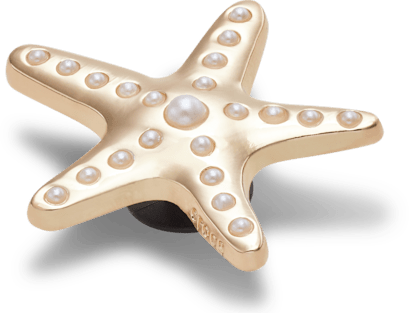 Аксессуары Jibbitz Gold and Pearl Starfish — фото 2