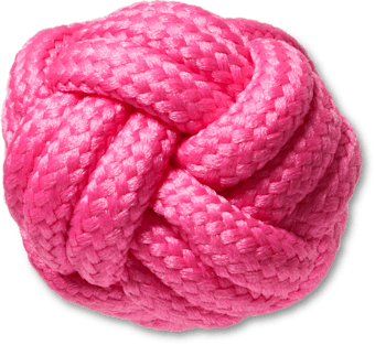 Аксессуары Jibbitz Pink Knotted Puff — фото 1