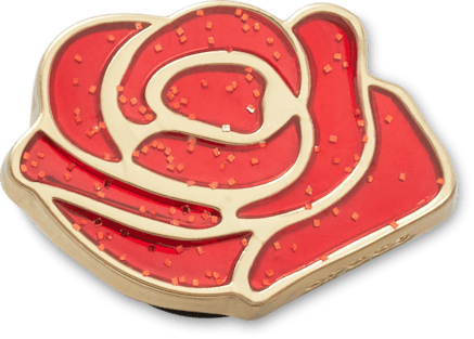 Аксессуары Jibbitz Ruby Gold Rose — фото 1