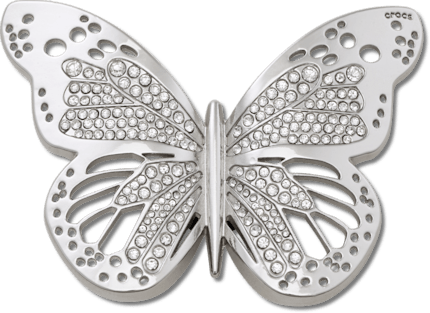Silver Cutout Butterfly