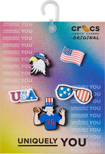 Аксессуары Jibbitz Patriotic 5 Pack — фото 4