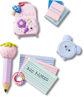 Аксессуары Jibbitz Girly Back to School 5 Pack — фото 1