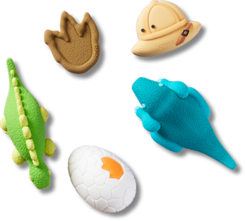 Аксессуары Jibbitz 3D Dinosaur Adventure 5 Pack — фото 1